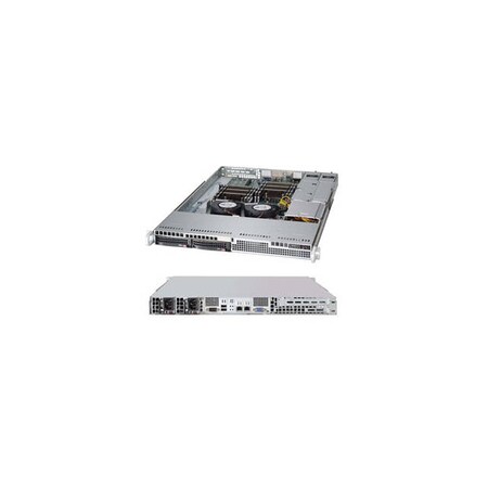 Supermicro SuperServer Dual LGA2011 500W 1U Rackmount Server BareboneSystem (Blk) SYS-6017R-TDLRF